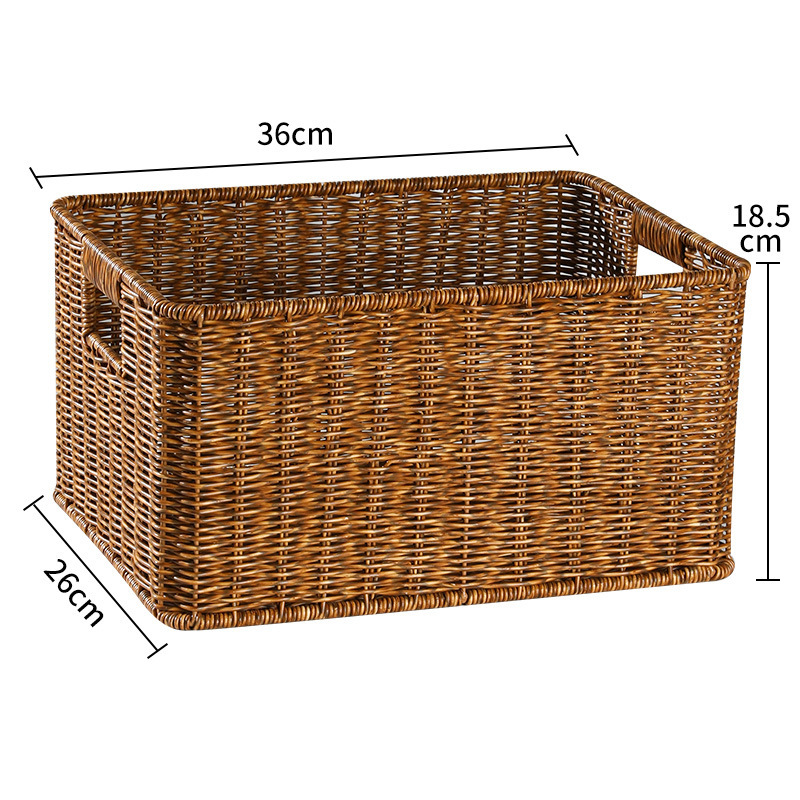 Marrone scuro 35*26*18.5cm