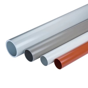 耐用的柔性高压PVC输水管道20mm-630mm 0.6mpa-2.5mpa城市供水系统白色/灰色胶水 - Product Image 4