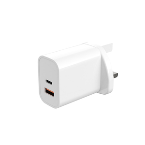 חם למכור pd 20w plug תוקע כפול יציאות usb c usb מטען מהיר pd + qc3.0 usb c מטען קיר מתאם עבור iPhone