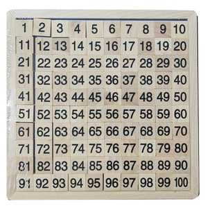数学1-100連続数カウントボード木製数数学学習玩具 - Product Image 6