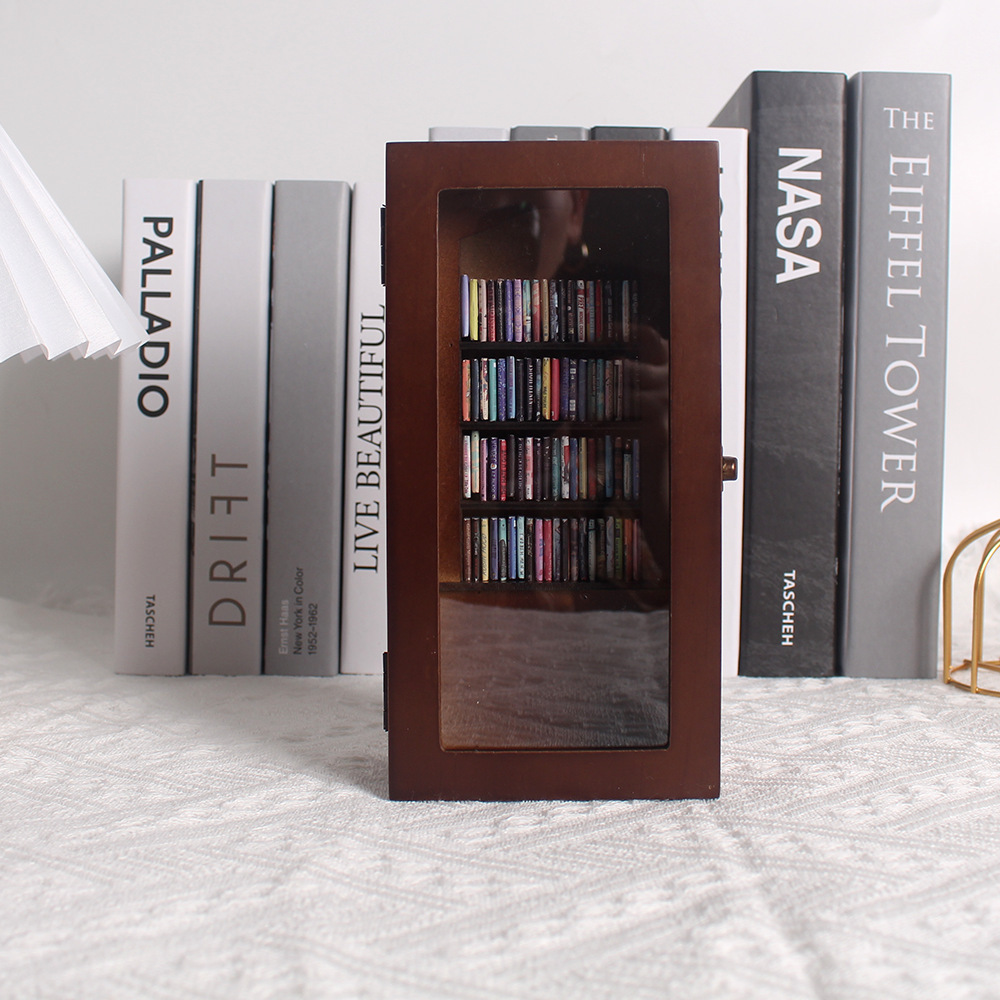 Libreria marrone +200 libri