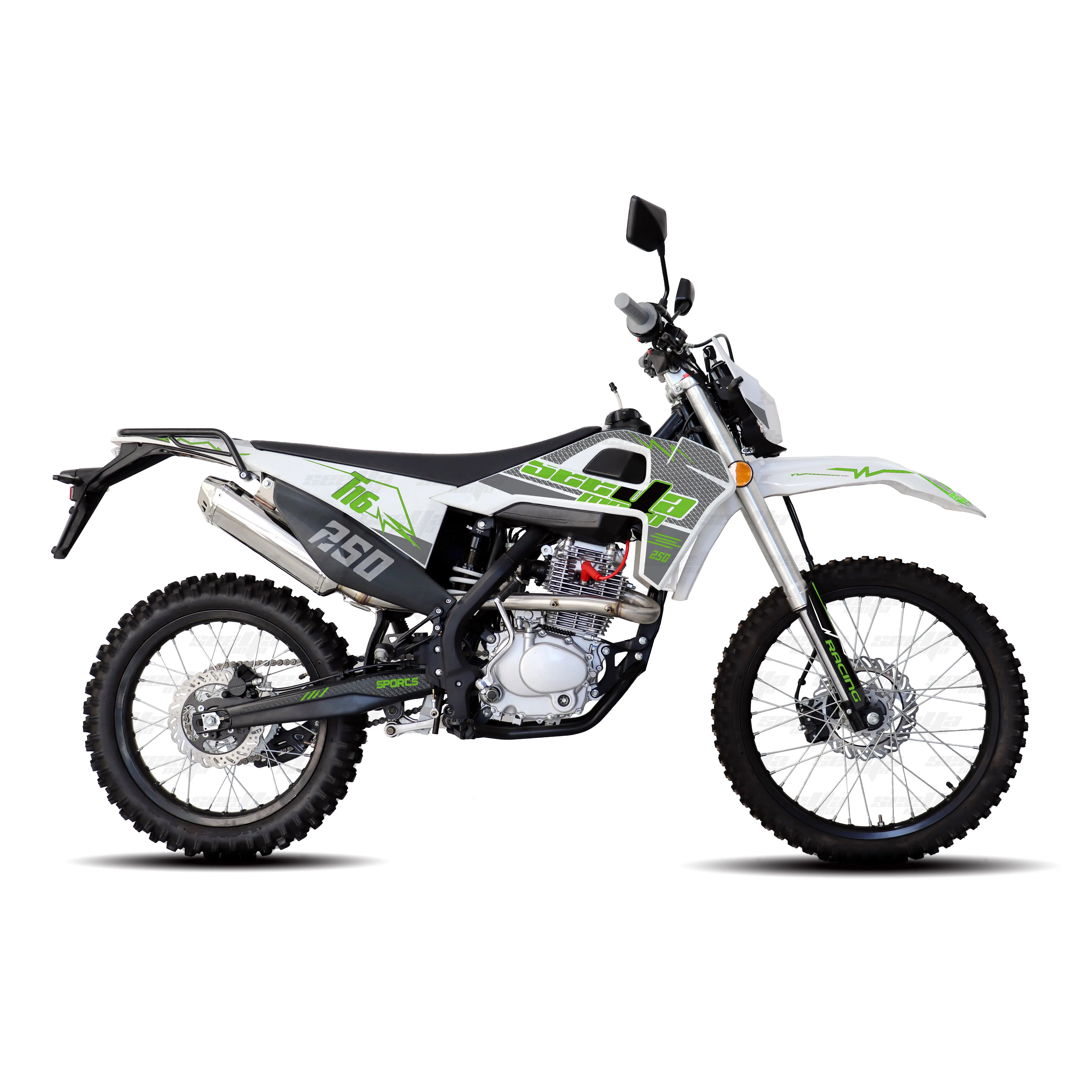 Seeya 250cc zongshen motocicleta, nova verde, cruz, enduro, rua, dirt bike, adultos, motocicleta t16 com ce