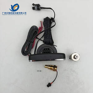 Nuovo universale 3-funzione escavatore parte camion auto temperatura acqua olio pressione pressione misuratore di voltaggio misuratore con motore ora metro - Product Image 2