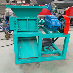 高荷重耐力スクラップ重い溶融PVC HDPE PP PETスクラップデュアルシャフトシングルモーターシュレッダー