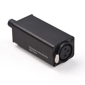 Amplificador de monitor en la oreja Amplificador de auriculares estéreo portátil con entrada XLR Enchufe de ajuste de volumen de salida de 3,5mm