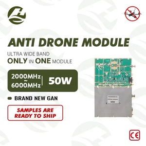 โมดูลป้องกันสัญญาณรบกวน 50w 2000-6000mhz อุปกรณ์ป้องกันโดรน ตัวบล็อกสัญญาณโดรน เครื่องขยายสัญญาณ โมดูลป้องกันโดรน - Product Image 1