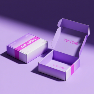 豪华定制纸板礼品邮寄邮件箱瓦楞纸包装纸板箱带纸礼品袋 - Product Image 5