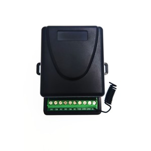RF Wireless Fernbedienung Tor steuerung Switch Kit 2 Kanäle Empfänger DC12/24V Garagentor Fernbedienung - Product Image 4