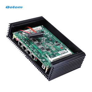 Qotom ไฟร์วอลล์เราเตอร์ขั้นสูง,คอมพิวเตอร์ตั้งโต๊ะขนาดเล็กคอร์ I5-5200U โปรเซสเซอร์ออนบอร์ด4x Gigabit LAN RS-232สำหรับบ้านสำนักงาน - Product Image 5