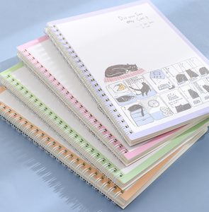 Cuadernos diarios de estudiante baratos personalizados Cuadernos de composición de Bloc de notas en espiral - Product Image 6