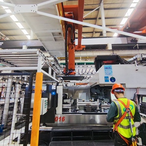 Sistema di carico e scarico automatico personalizzato che impilano il manipolatore pneumatico della capriata per la movimentazione del materiale - Product Image 6