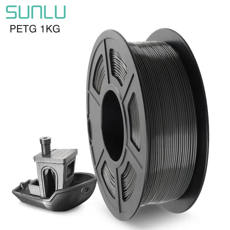 SUNLU 1.75mm Petg mavi 3D Filament yüksek tokluk 3d filamentler ile