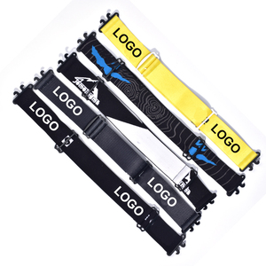 TEHONG-sujetadores de Snowboard Alpine coloridos de fábrica, gancho duradero, bucle de transporte, correa de esquí personalizada - Product Image 1