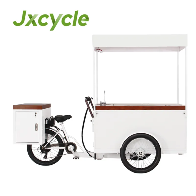 Mobile di vendita al dettaglio di cibo e bike ice cream carrello bici congelatore solare per la vendita