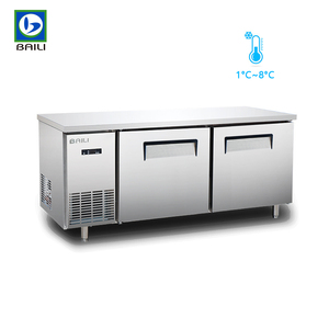 Factory Manufacture Work Bench Cooler Freezer Underbench Fridge Prep Table Kitchen Refrigerator <strong>Under</strong> Counter <strong>Chiller</strong> - Product Image 2
