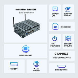 XT Mini PC Linux WI-FI 4G GPS SIM-Steckplatz Desktop-Computer PC Mit RS232 485 COM VGA hd-mi1 USB 12 V5A Power Linux Mini PC - Product Image 2