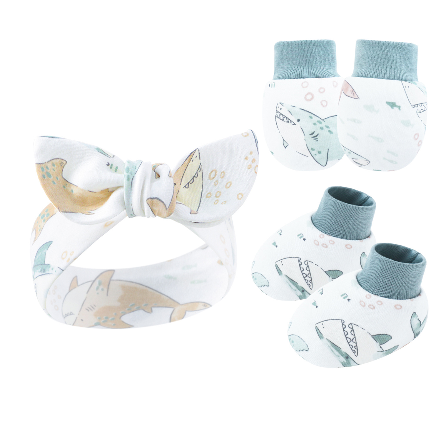 Big mouth shark (3-piece hair band set)