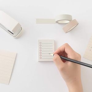 韩国定制卡哇伊印刷便签套装可爱文具，带胶带和记事本，纸制 - Product Image 3