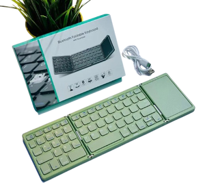 Wireless BT Tri-folding <strong>Keyboard</strong> Contrast Splicing Mobile Phone Tablet <strong>Computer</strong> Three Systems <strong>Multi</strong>-device Universal <strong>Mouse</strong> - Product Image 4