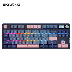 Memphis Theme Keyboard Skyloong GK87 Key Pro TKL Keyboard Caja de regalo Wireless Pudding Keycaps Pantalla de 1,7 pulgadas para Mac/Win System - Product Image 3