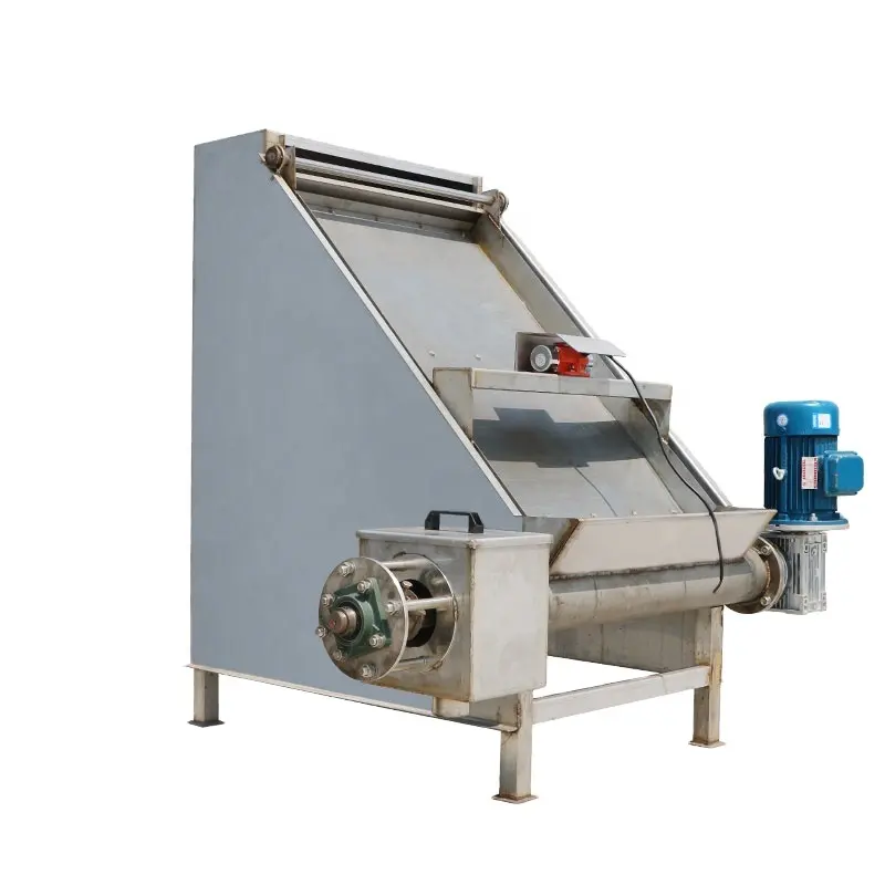 Máquina de deshidratación de estiércol con corte de agua, separador vibratorio para separación sólido-líquido