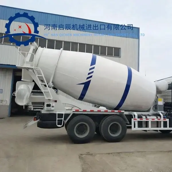 QIC 8m3 бетономешалка грузовик смонтированный барабанный смеситель канистра