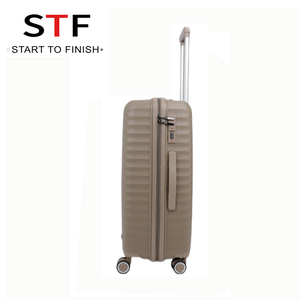 Travel Durable 3pcs Set <strong>100</strong>% PP Suitcase <strong>Trolley</strong> Suitcase Rolling Hard Shell Spinner Carry on Luggage Set - Product Image 3