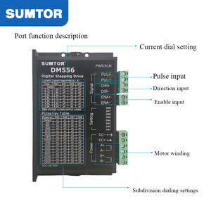 5.6A Schritt antrieb Cnc DM556 Schrittmotor treiber für Nema 23 Schrittmotor satz - Product Image 2