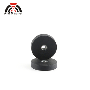 Çin tedarikçinin N35 sınıf altın kaplı Magnet mıknatıs kaynak işleme kauçuk Pot Threaded nikel kaplama nikel taban vida dişli - Product Image 4