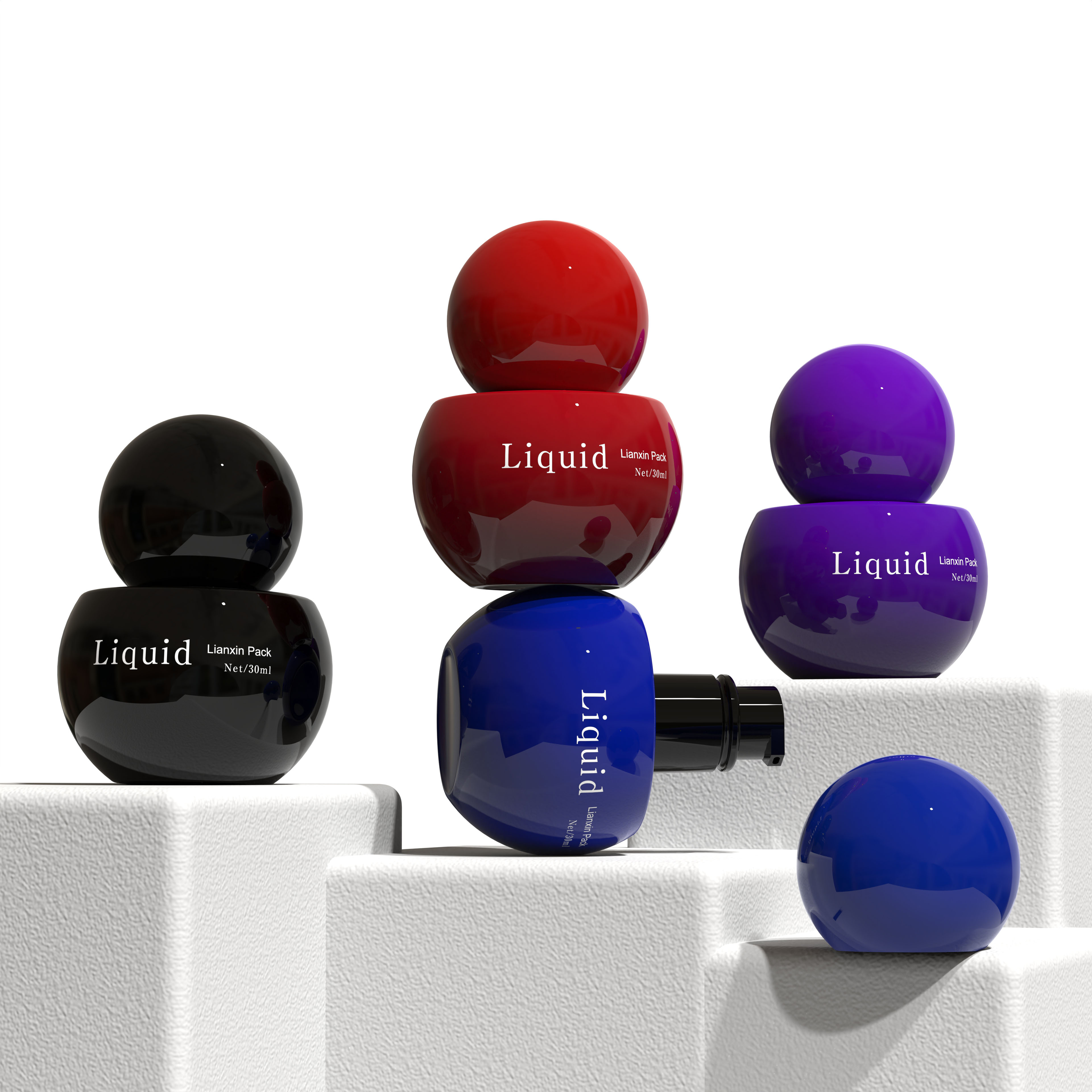 glass pump bottle
