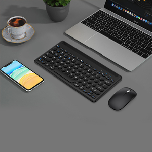 Teclado inalámbrico Ratón Modo dual Gaming Silent Computer Keyboard and Mouse Combo - Product Image 5