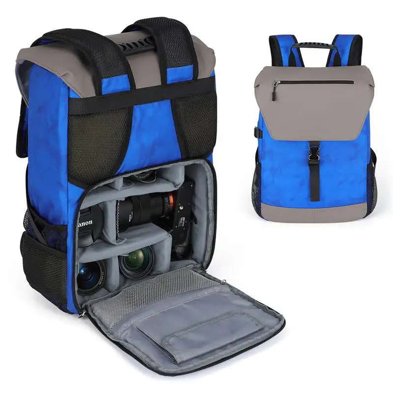 Bolsa para cámara de hasta 13,3 pulgadas, bolsa resistente al agua para ordenador portátil, con funda, soporte para trípode, mochila para cámara, nuevo estilo