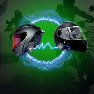 TOUCARE V10 Dual Chip Bluetooth Headset 8 Riders Intercom Casco de motocicleta Altavoces con cancelación de ruido para motocicleta - Product Image 3