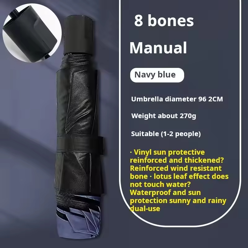 Parapluie manuel 8K (Marine)