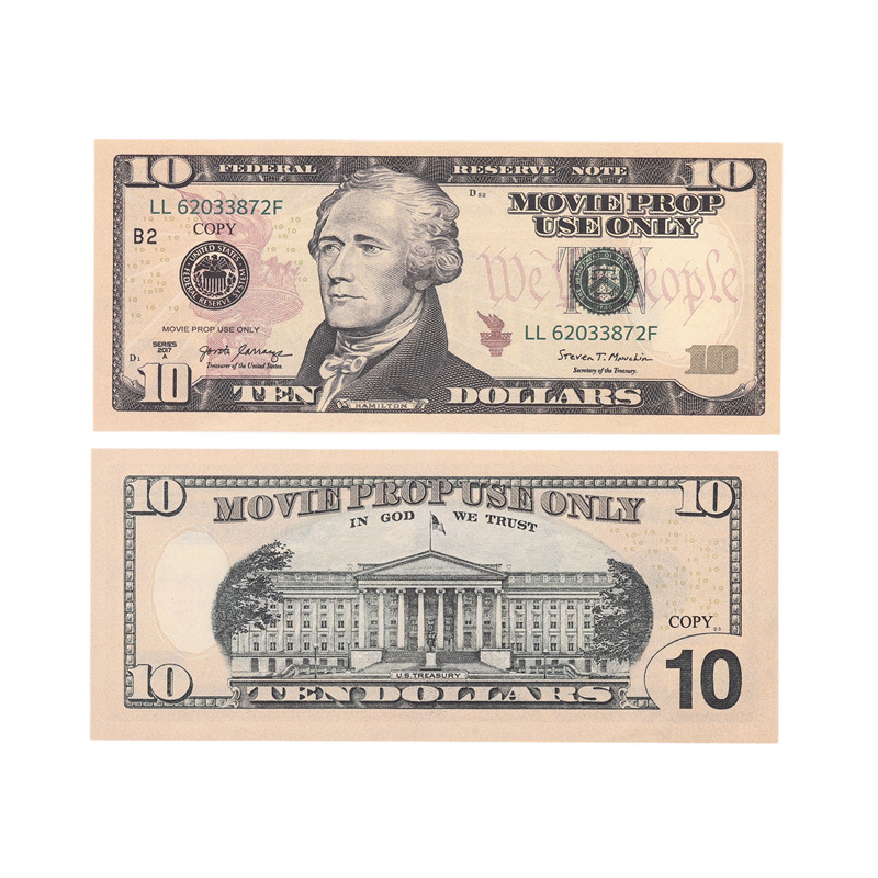 Us dollar-10 denomination