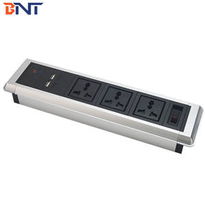 Toma de corriente Multifuncional para mesa, regleta divisoria de escritorio de oficina con USB - Product Image 2