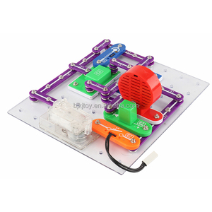 Elettronica blocchi di costruzione scienza esperimento di scienza del circuito mattone esperimento di fisica per bambini mattoni elettronici solari - Product Image 2