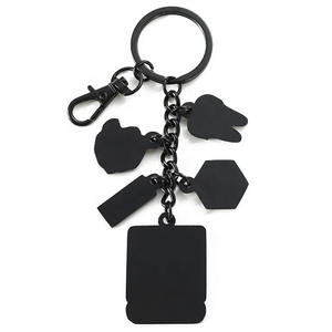 โรงงานทําราคาถูก OEM Charm จี้พวงกุญแจเคลือบฟันอ่อนโลหะที่กําหนดเองพวงกุญแจส่วนบุคคลทันตแพทย์ QR รหัสพวงกุญแจ - Product Image 3