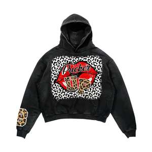 Sudadera con capucha de algodón pesado de alta calidad con logotipo personalizado para hombre - Product Image 4