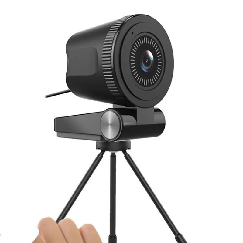 كاميرا ويب OEM مدمجة في الميكروفون بدون سائق بدقة 4K UHD للتدريس المباشر عبر الإنترنت
