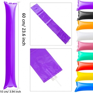 Fabrika hızlı kargo özel kalın PE 10*60cm stadyum gürültü makinesi şişme tezahürat balon klaket el oyunları için Sticks - Product Image 2