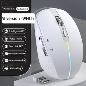 Nuevo diseño AI Ratón de voz inteligente Traducción Control de voz Hablando Ratón de escritura Ratón inalámbrico de voz - Product Image 3