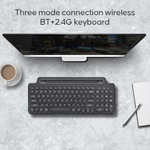 Teclado inalámbrico más vendido 2024 con soporte de ranura para tarjeta sin panel táctil, teclado de escritorio, teclado de televisores inteligentes - Product Image 5