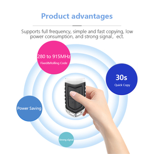 4 Buttons Multi Frequency 280 to 915MHz Copy Rolling Code Universal Garage Door Opener RF Wireless Remote <strong>Control</strong>