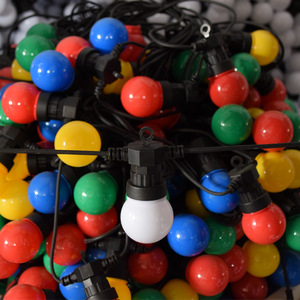Wholesale LED <strong>String</strong> <strong>Light</strong> G50 Cover Fairy <strong>Colorful</strong> <strong>String</strong> <strong>Lights</strong> LED Holiday Decorative Lighting - Product Image 1