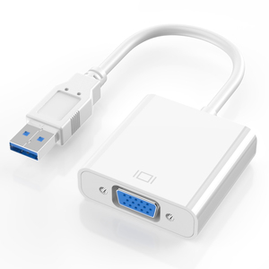 Convertidor USB 3,0 1080P USB a VGA Adaptador de pantalla de video de alta resolución con CD para monitores y proyectores de computadoras portátiles - Product Image 2