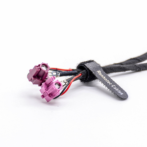 HSD 4 + 2P H Código Ángulo recto Hembra a HSD 4 + 2P D Código Ángulo recto Hembra LVDS Adaptador de cable, 1M - Product Image 4