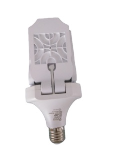 E27 E40ledランプ角度調整可能4リーフファンブレード70w100WLed電球ライト70w100wガレージ電球ライト