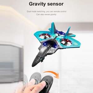 Flugzeuge2.4GファイターV17エアロジェットプレーンEPPフォームモデルおもちゃエアフラインググライダーリモコンRCスタント飛行機航空機