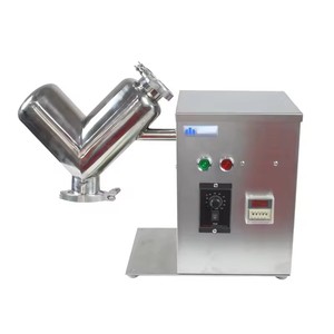 Laboratuvar V şekli karıştırma kuru ot toz mikser V tipi toz karıştırma V koni mikser 2Kg makinesi - Product Image 1